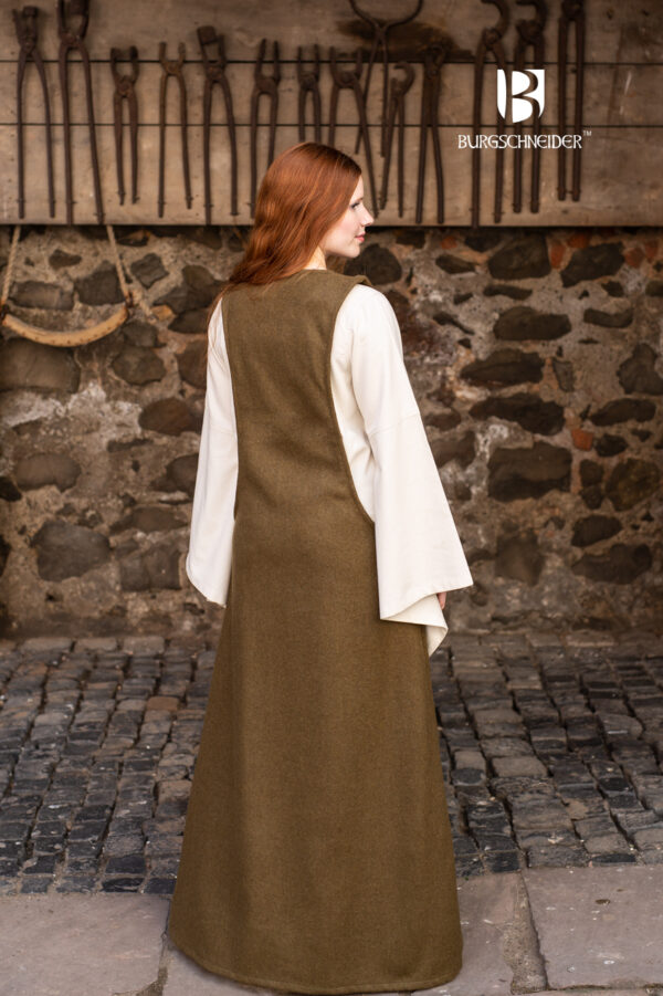 Wool Surcot Albrun Autumn Green - Imagen 5