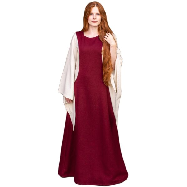 Wool Surcot Albrun Red - Imagen 2