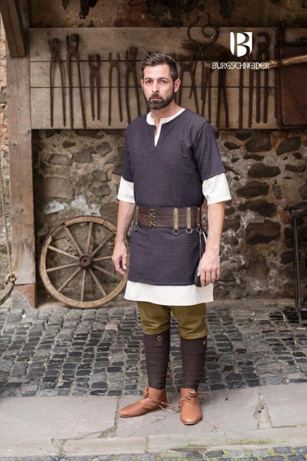 Short Sleeve Tunic Aegir Grey - Imagen 4