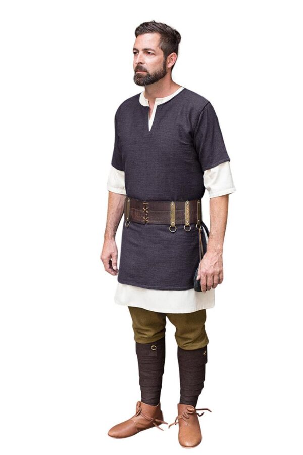 Short Sleeve Tunic Aegir Grey - Imagen 3