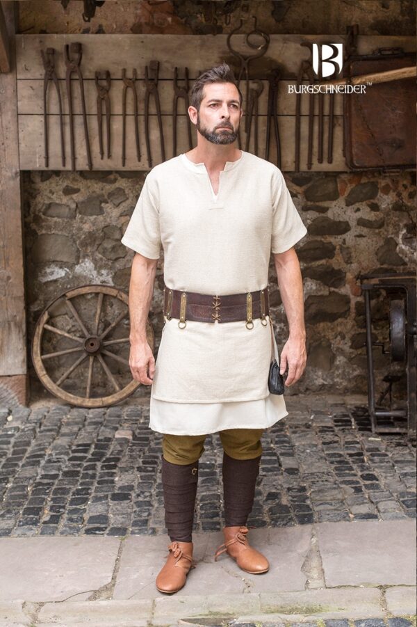 Short Sleeve Tunic Aegir Hemp - Imagen 2