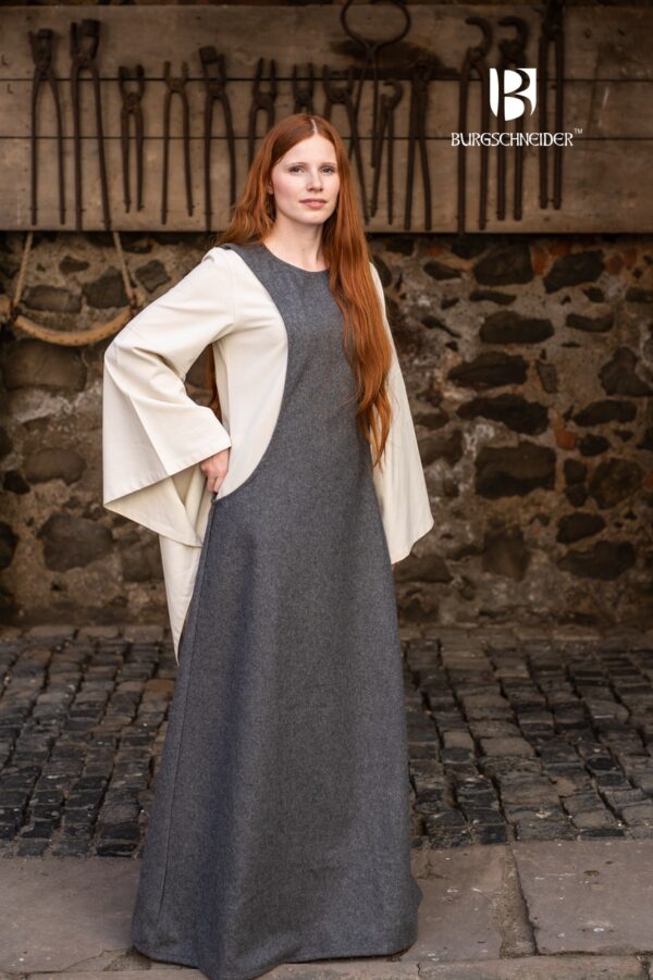 Wool Surcot Albrun Grey - Imagen 4