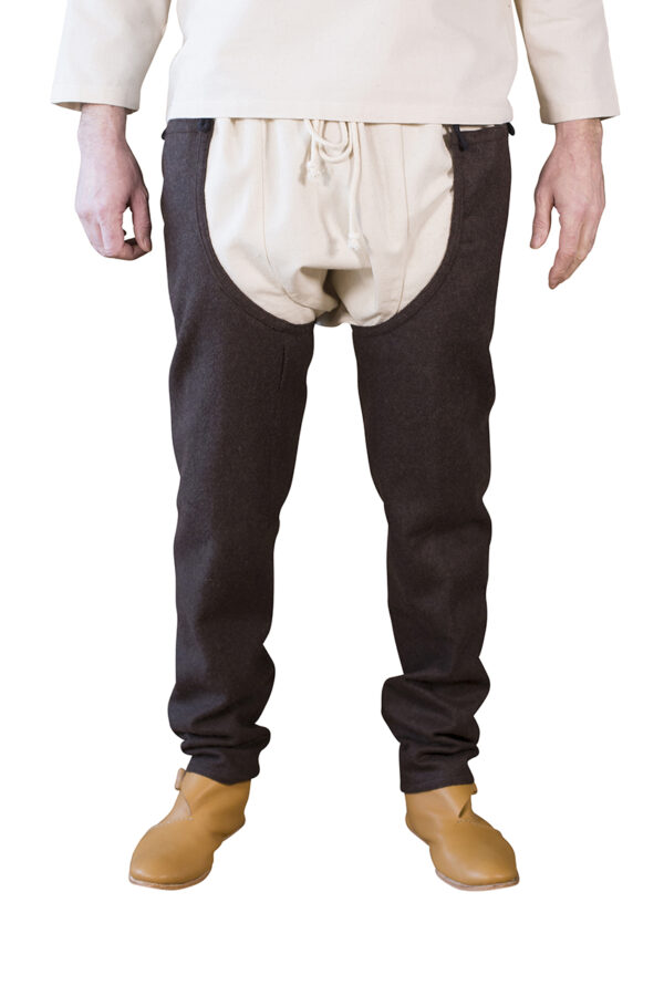 Wool Chausses Bernulf Brown - Imagen 3