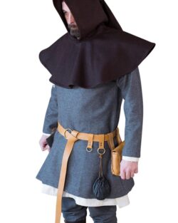 Wool Cowl Cucullus Brown