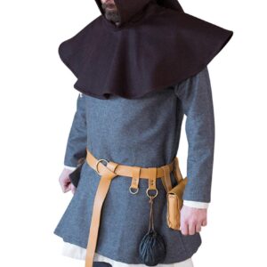 Wool Cowl Cucullus Brown