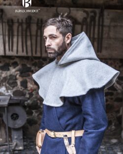 Wool Cowl Cucullus Grey