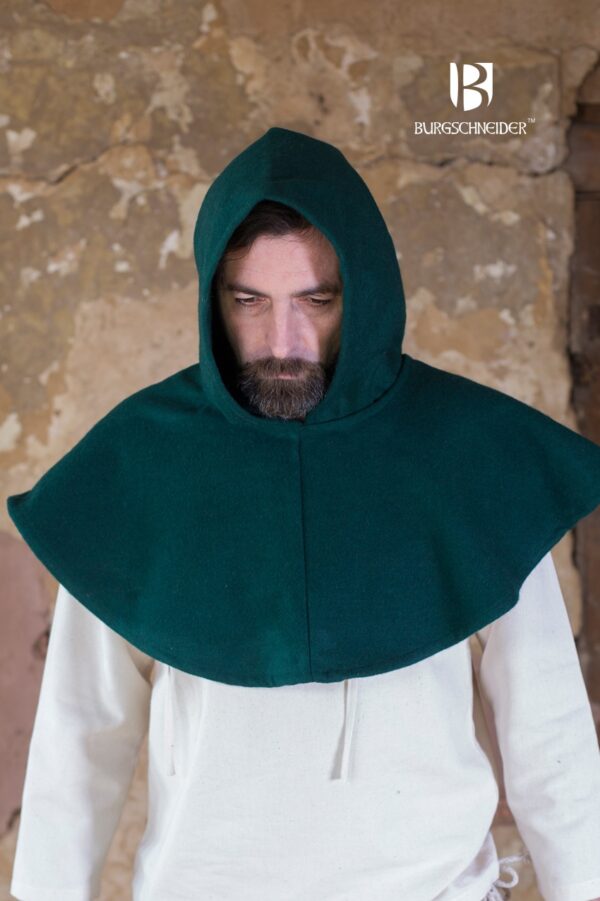Wool Cowl Cucullus Green - Imagen 2