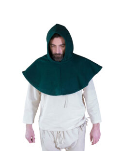Wool Cowl Cucullus Green