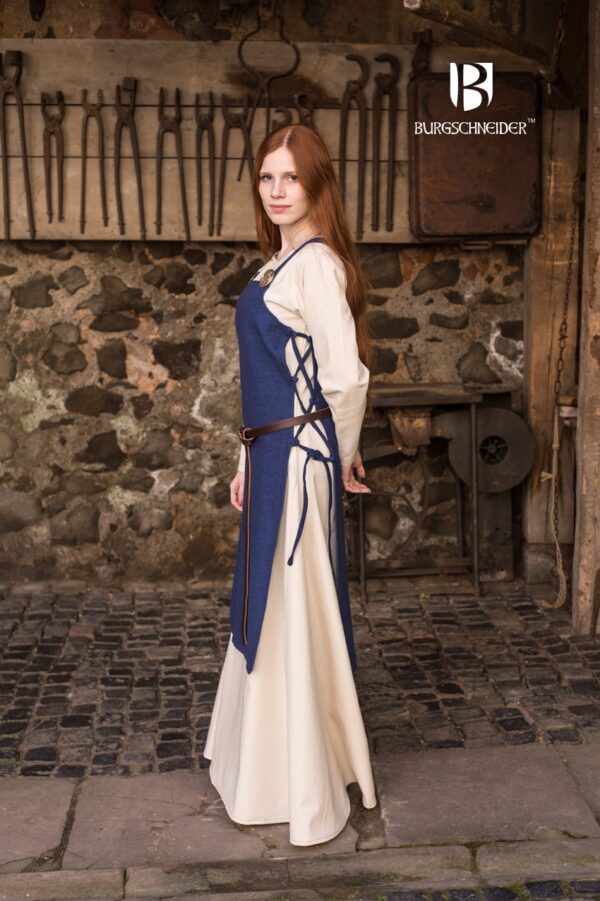 Viking Dress Gyda Blue - Imagen 4
