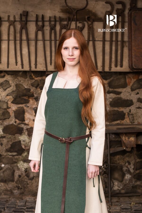 Viking Dress Gyda Green - Imagen 5