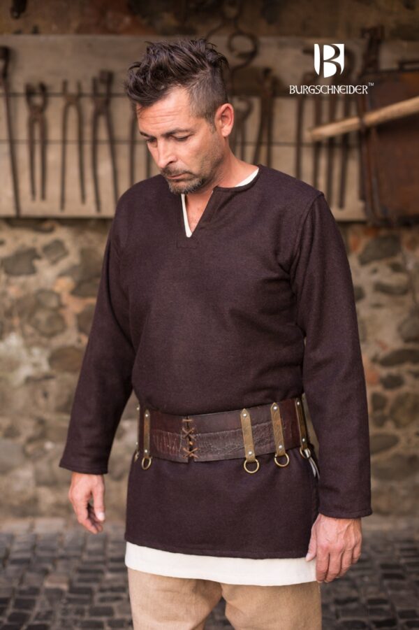 Wool Tunic Lodin Brown - Imagen 4