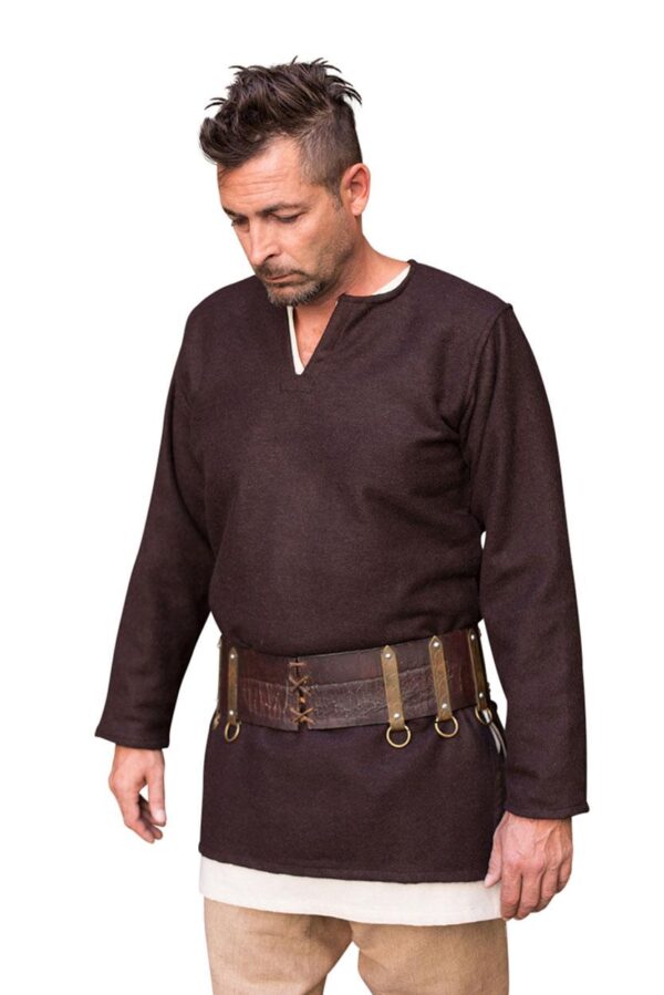 Wool Tunic Lodin Brown