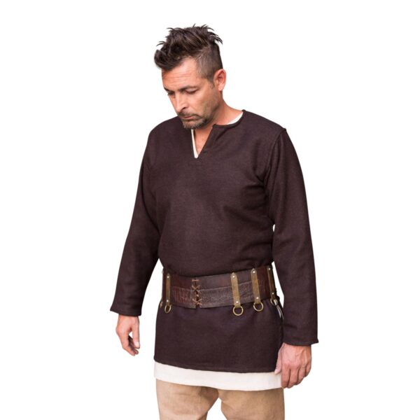 Wool Tunic Lodin Brown - Imagen 2