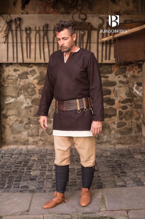 Wool Tunic Lodin Brown - Imagen 3
