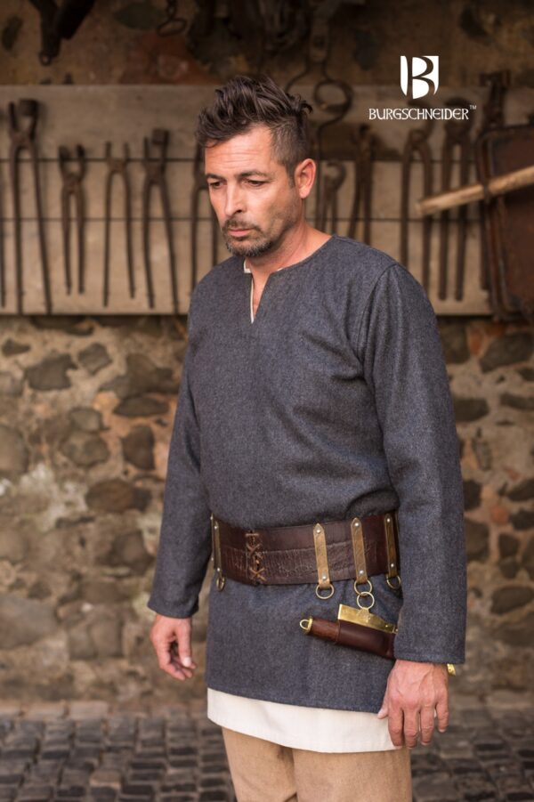 Wool Tunic Lodin Dark Grey - Imagen 4