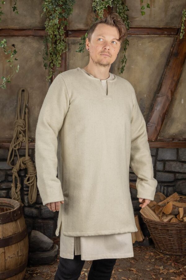 Wool Tunic Lodin Natural - Imagen 6