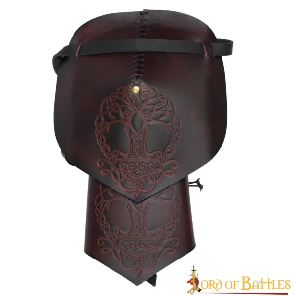 Hombrera de cuero Yggdrasil Mjolnir - Imagen 2