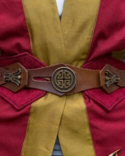 Cinturón Beruto Marrón/Rojo