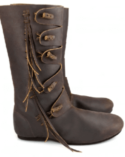 Botas de vikingo alto «Rasmus» Marrón