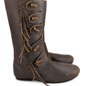 Botas de vikingo alto «Rasmus» Marrón