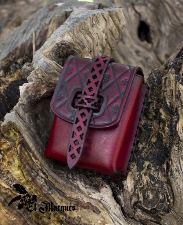 Bolsa tabaquera  Rojo
