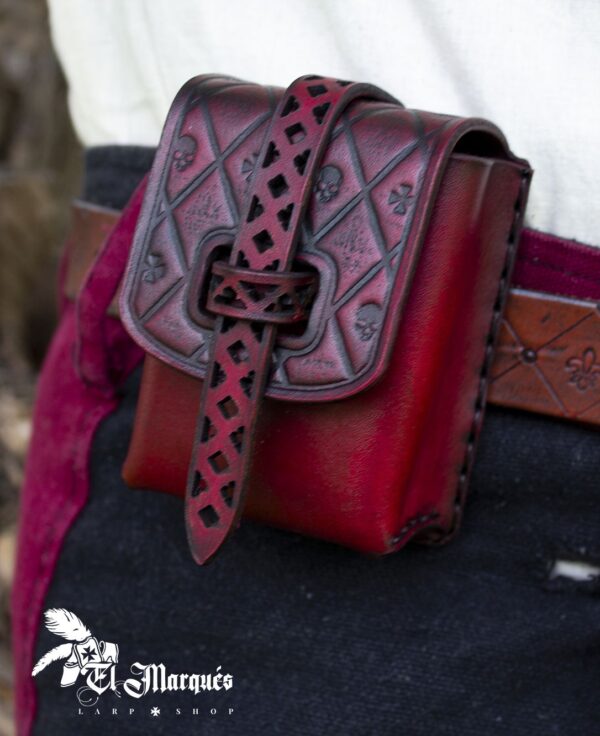 Bolsa tabaquera  Rojo - Imagen 3
