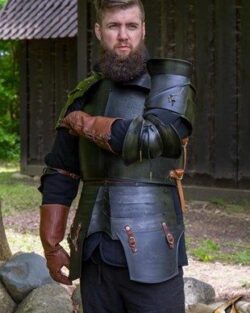 Armadura completa Milanese - Negro