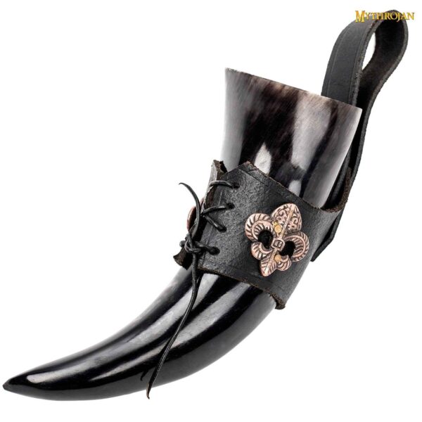 Cuerno con porta cinturón Flor de Liss - Imagen 4