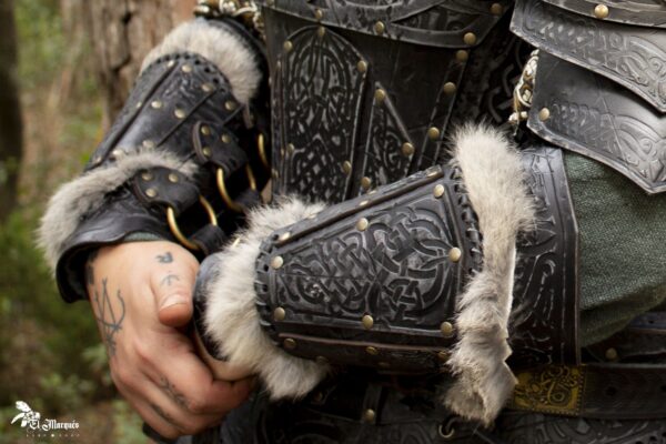 Brazales «Baldur»  Negro - Imagen 2