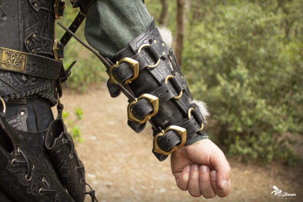Brazales «Baldur»  Negro - Imagen 3