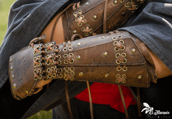 Brazales «Bushi»  Marrón