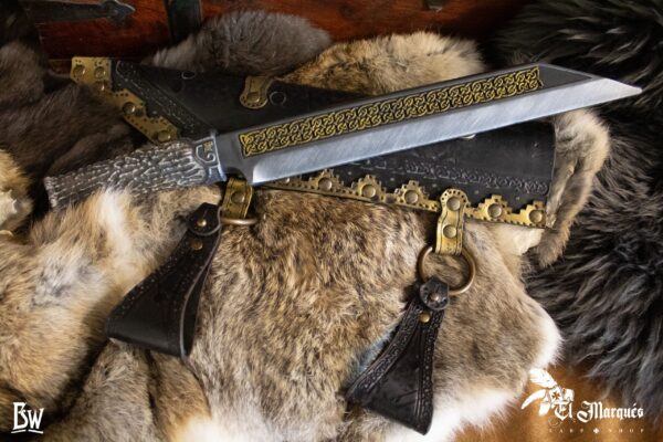 Seax Broken- Hueso - 40cm - Imagen 2