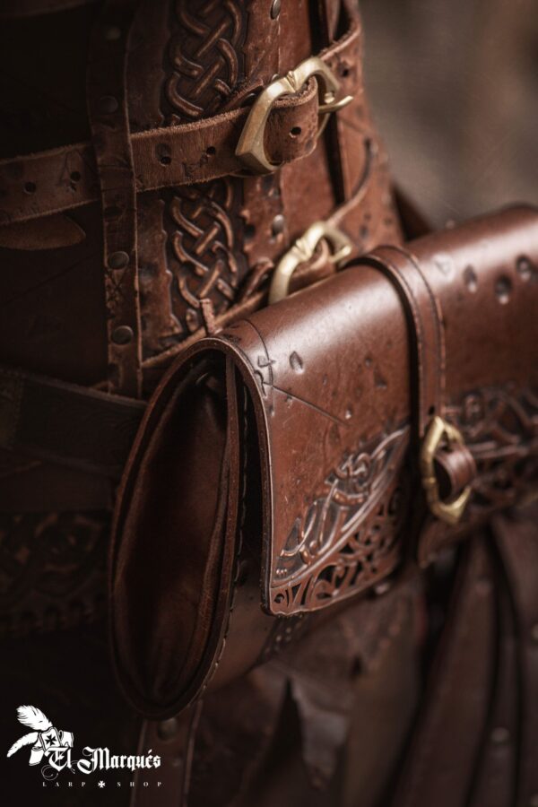 Bolsa de cuero «Baldur»  Marrón - Imagen 5