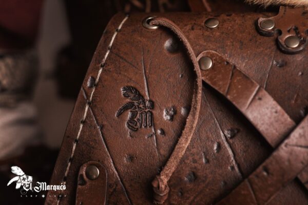 Bolsa de cuero «Baldur»  Marrón - Imagen 4