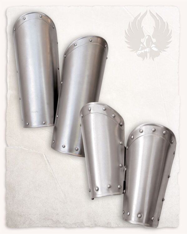 Set Brazales y Grebas Balthasar  Plata