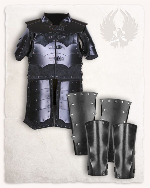 Set de Armadura Rasmus  Negro