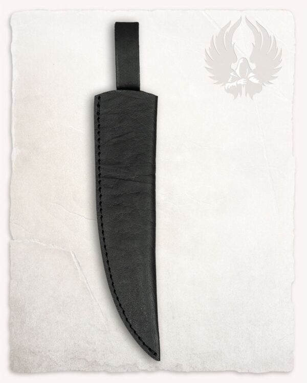 Funda de cuero para cuchillo Anselm  Negro