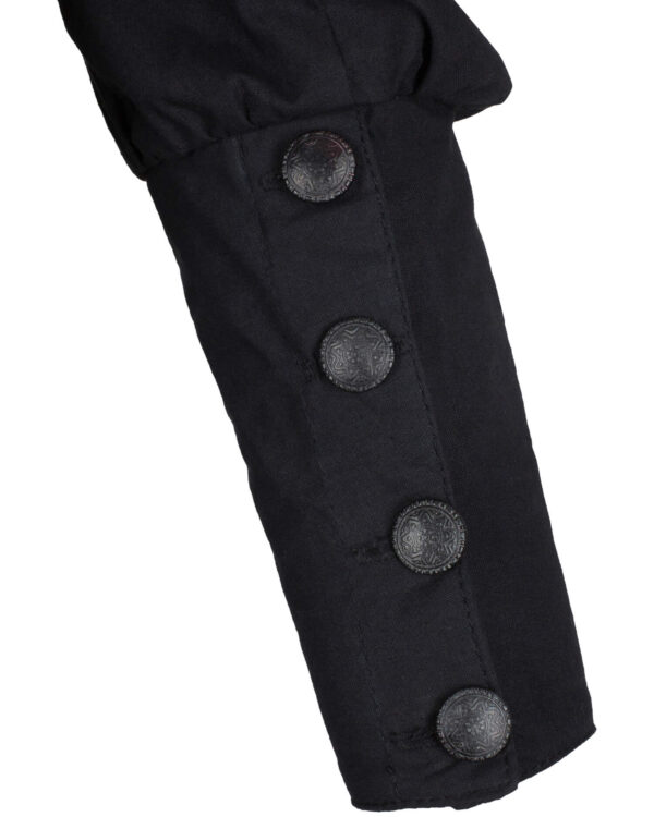 Camisa Arantir de algodón  Negro - Imagen 4