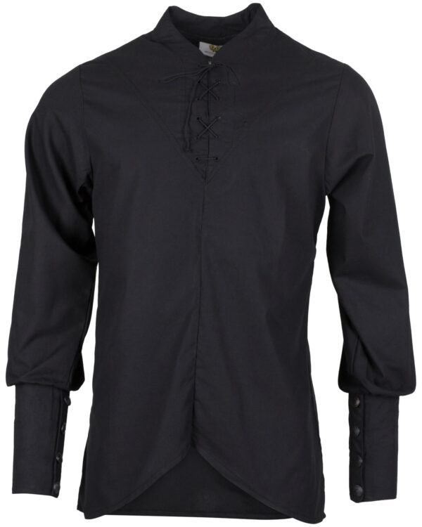 Camisa Arantir de algodón  Negro