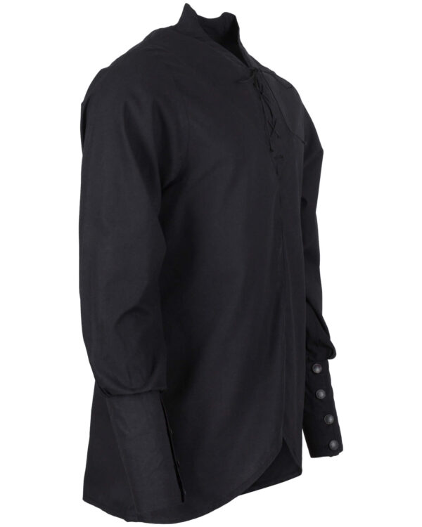 Camisa Arantir de algodón  Negro - Imagen 3
