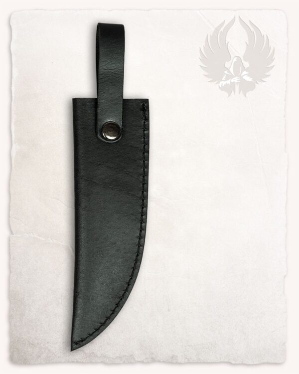 Funda de cuero negro para cuchillo Belisar - Imagen 3