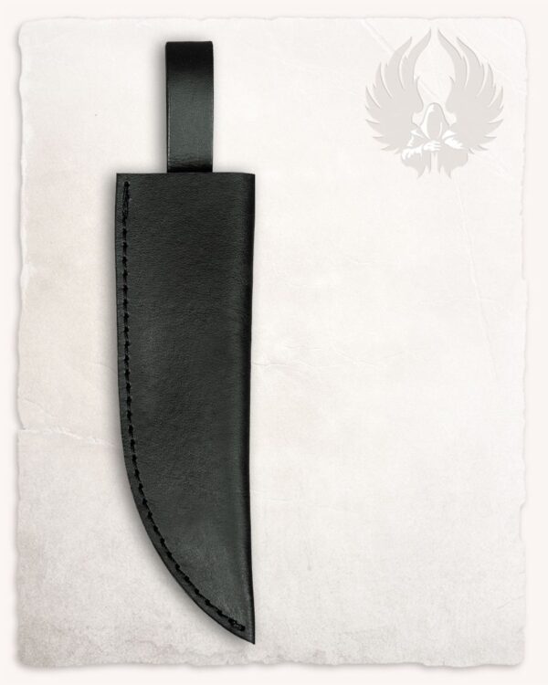 Funda de cuero negro para cuchillo Belisar
