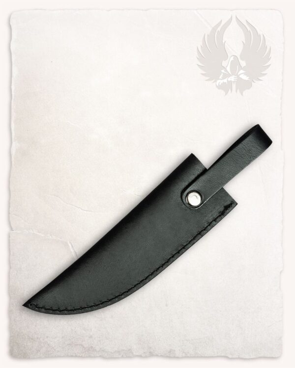 Funda de cuero negro para cuchillo Belisar - Imagen 2