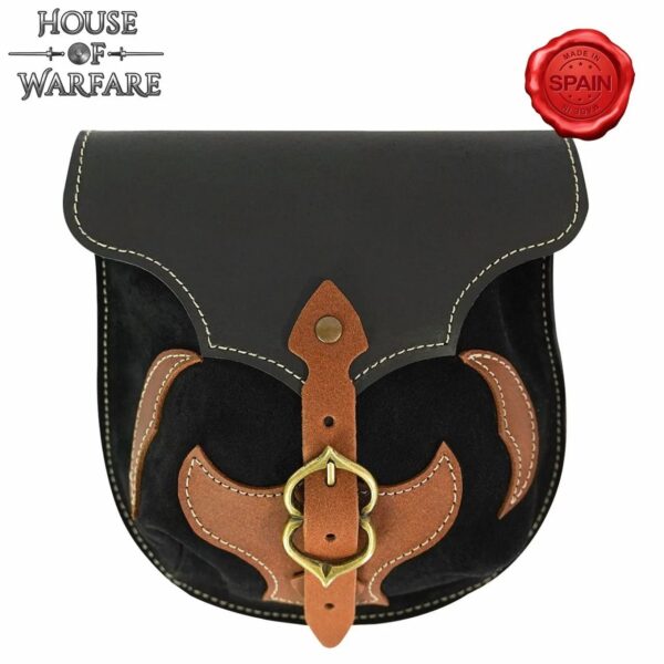 Bolsa de piel Bárbaro negro - Imagen 3