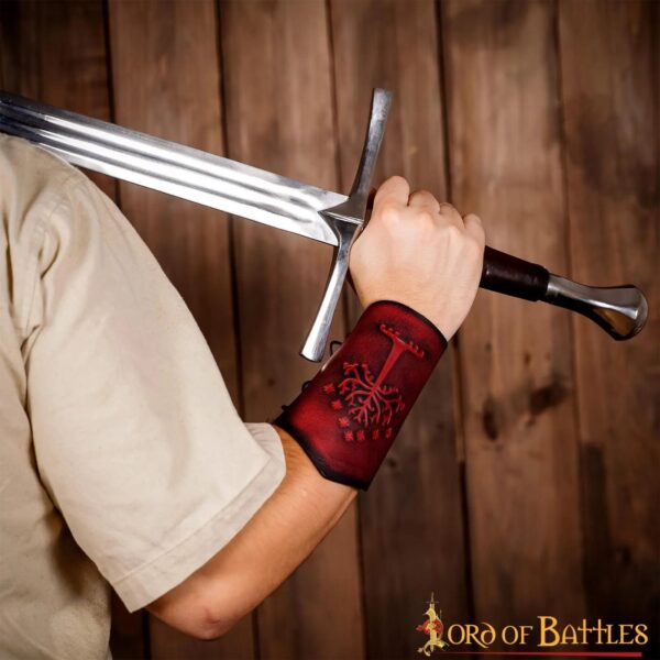 Brazales de cuero Gondor  Cortos - Imagen 2