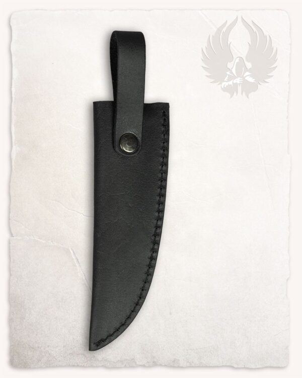 Funda de cuero negro para cuchillo Brid - Imagen 3