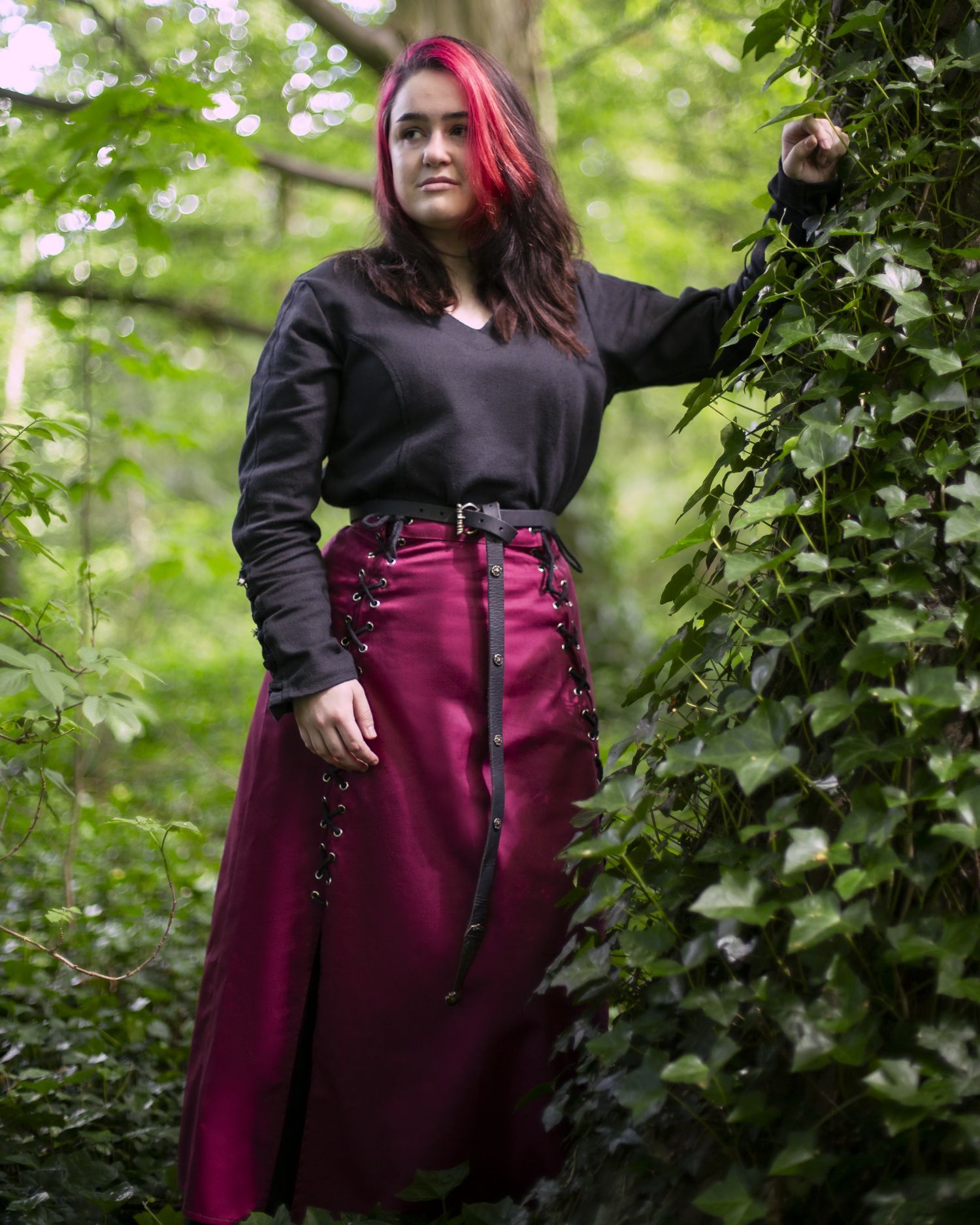 Falda Callista - Burdeos