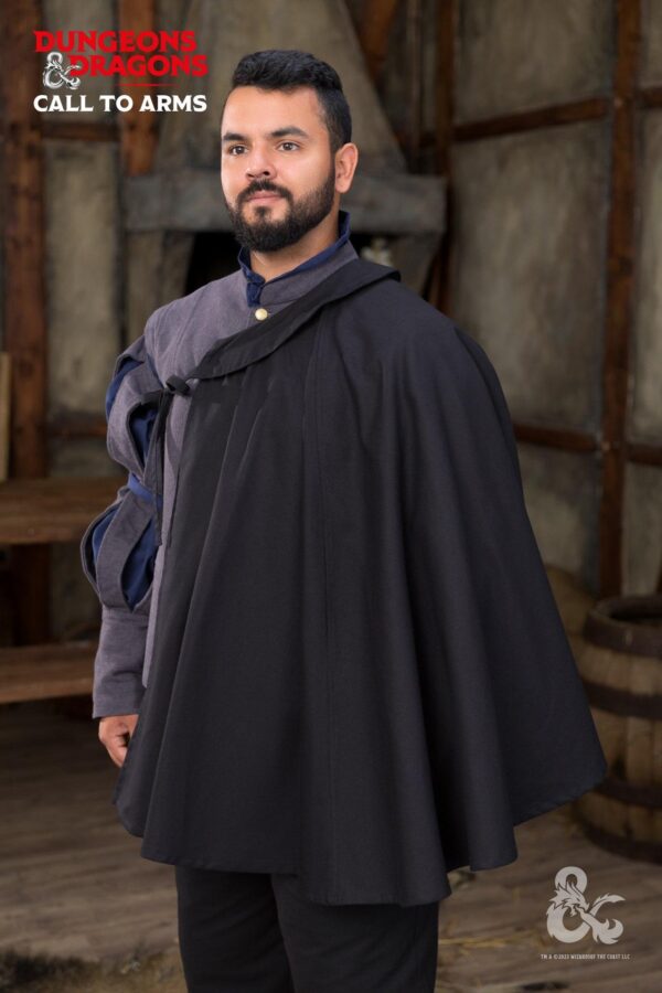 Capa Bardo D&D  Negro