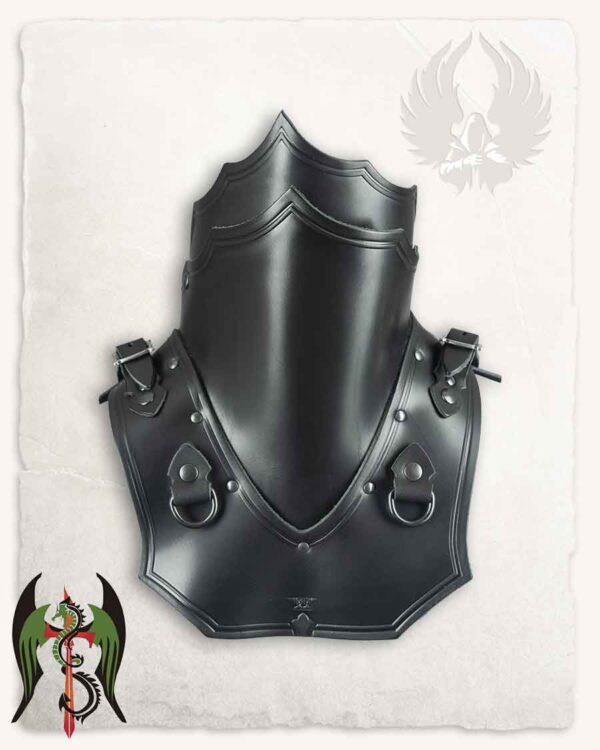 Gorjal de cuero Kendra 2ND ED.  Negro - Imagen 3