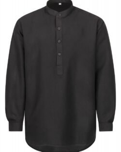 Camisa Buster estilo trabajador 1920  Negro